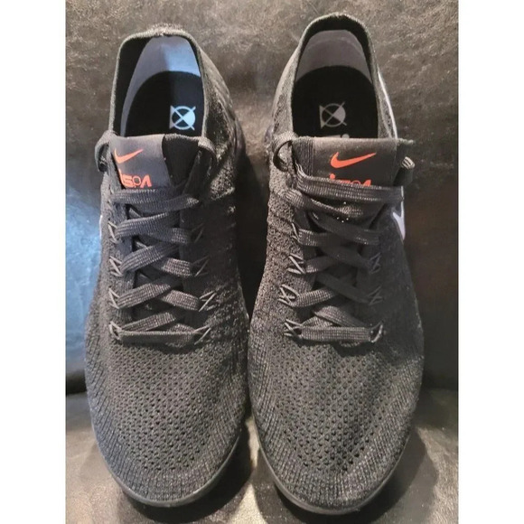 Nike Air VaporMax FlyKnit Gator ISPA Black Silver - Men- Size 7.5 - Brand New main image 8